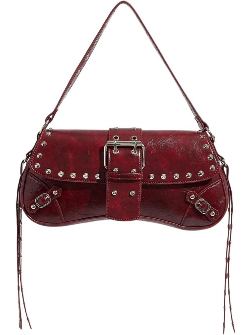 Chic Y2K PU Leather Shoulder Bag | Small Clutch Purse for Women | Trendy Handbag